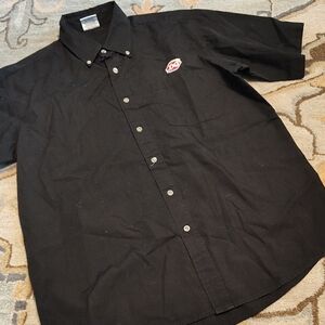 Men's Black Short Sleeve Shirt
